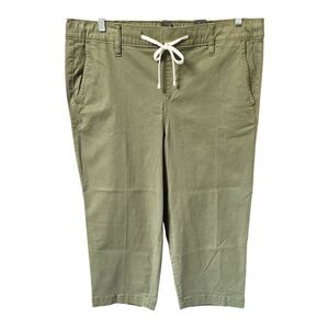 TORRID Olive  Green  Cropped Twill Cargo Pant Plus Size 2X